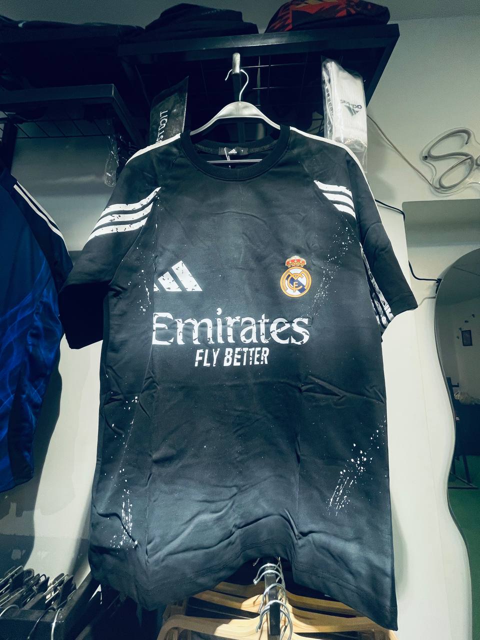 ريال مدريد الاسود التخيلي قطن