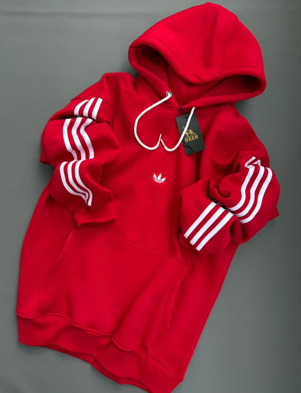 هودي اديداس احمر