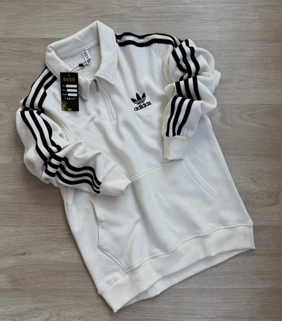 سويت شيرت اديداس ابيض