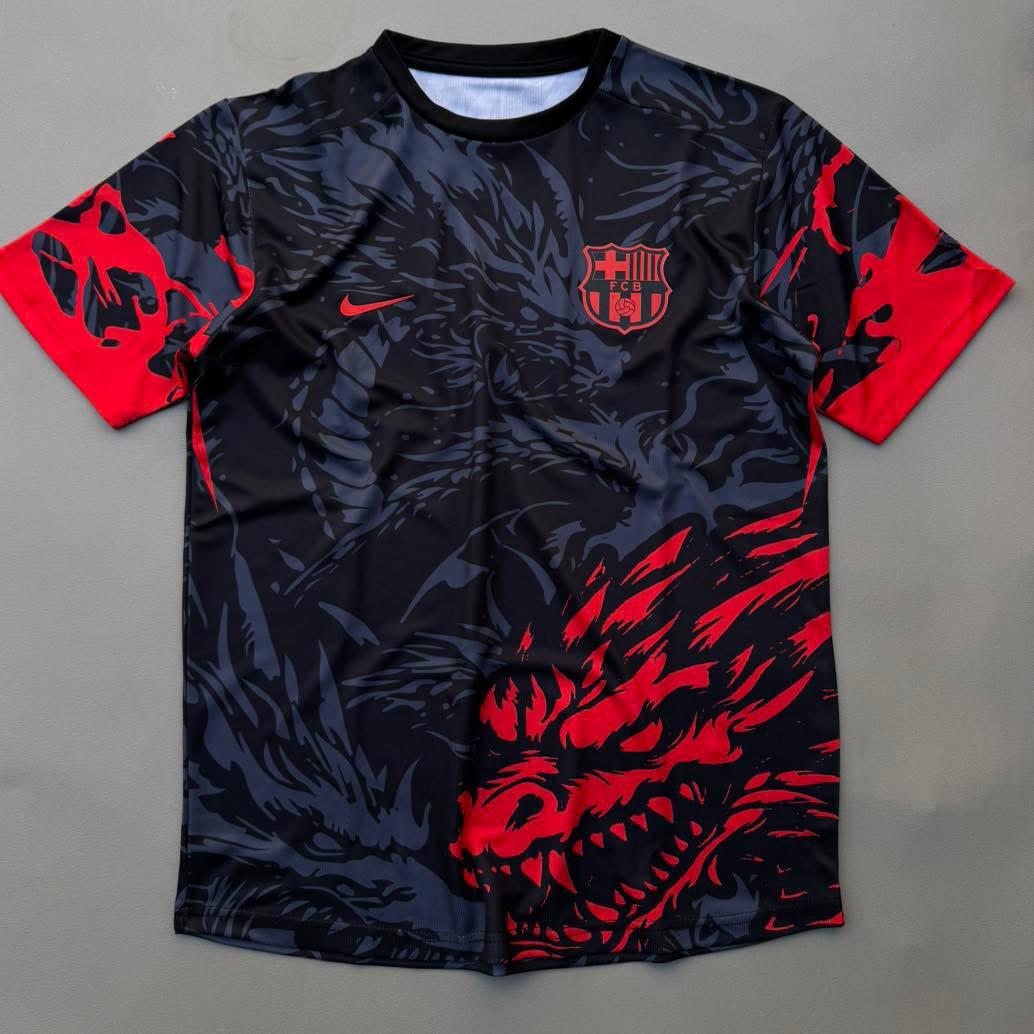 برشلونه الاسود دراجون